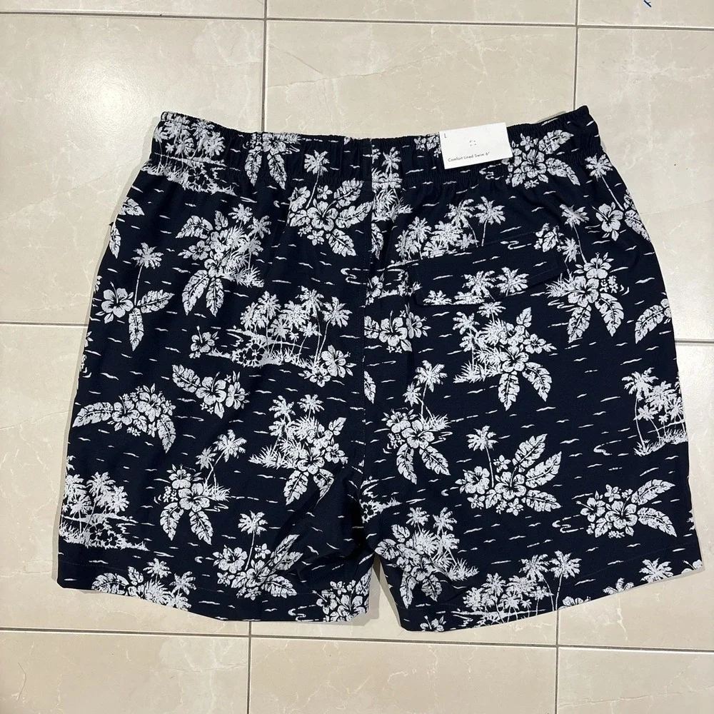 $125 Onia Men's L Comfort Lined Swim Trunks - Size Large 6
